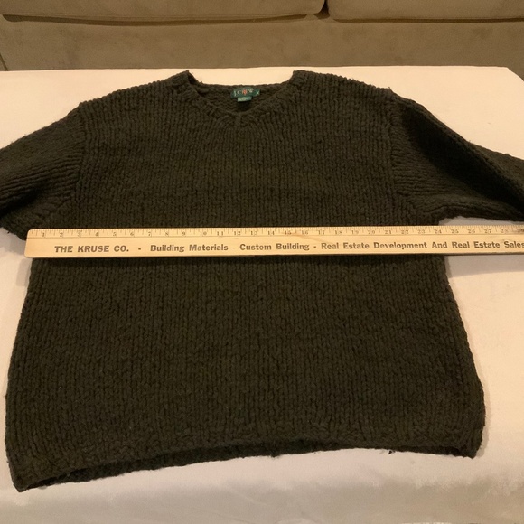 JCrew Brown XL Knit Sweater Quality Scandi Coastal Grandpa Normcore Y2K - Picture 4 of 5